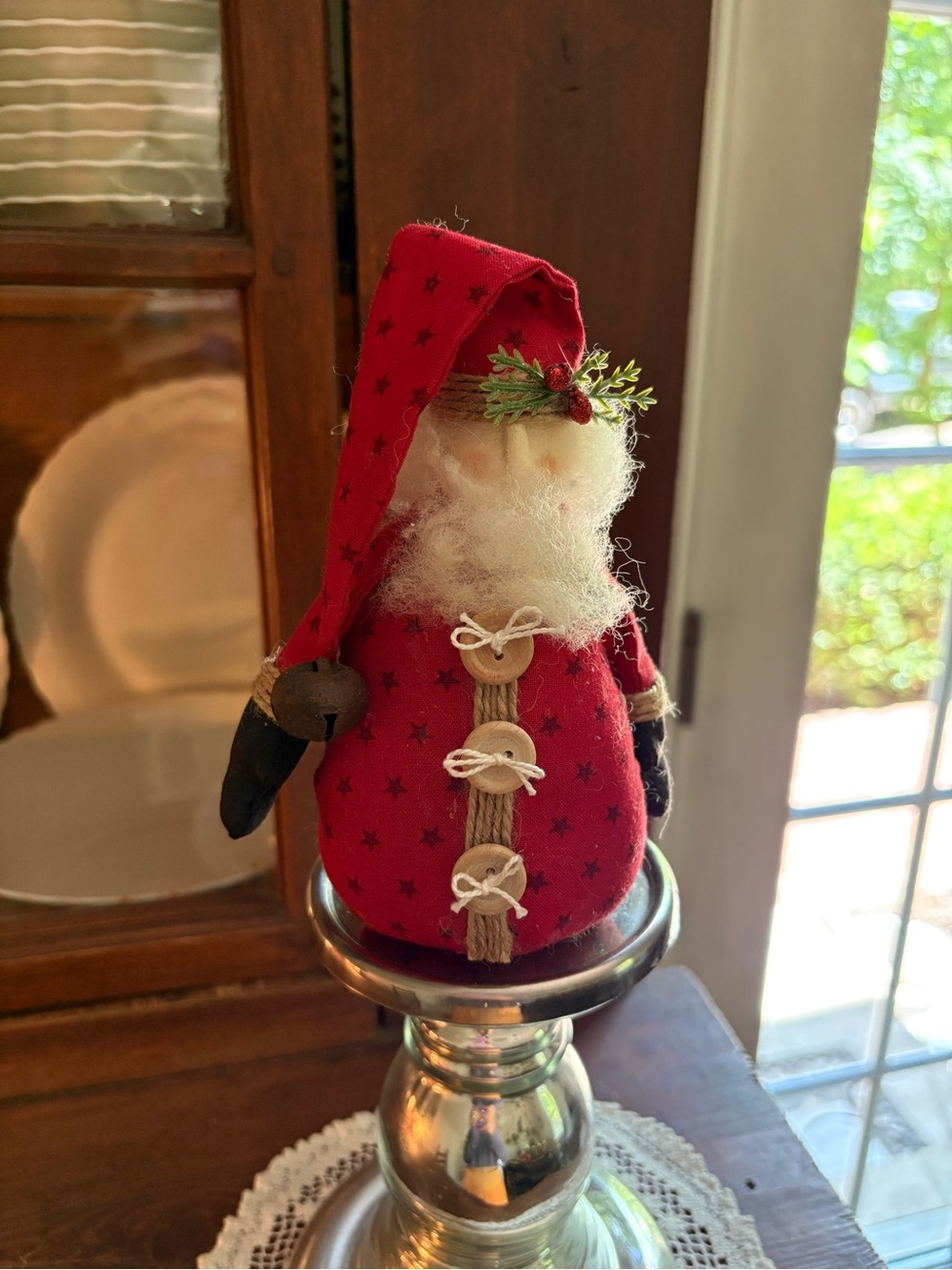 HANDMADE Vintage Santa Doll